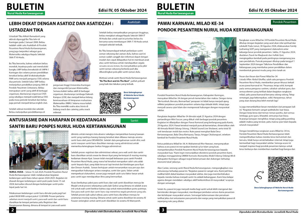 Bulletin belakang edisi iv