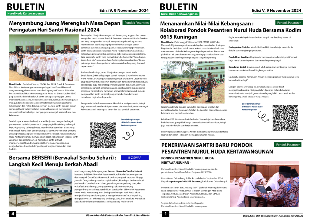 Bulletin-Edisi-V-Nurul Huda-Depan