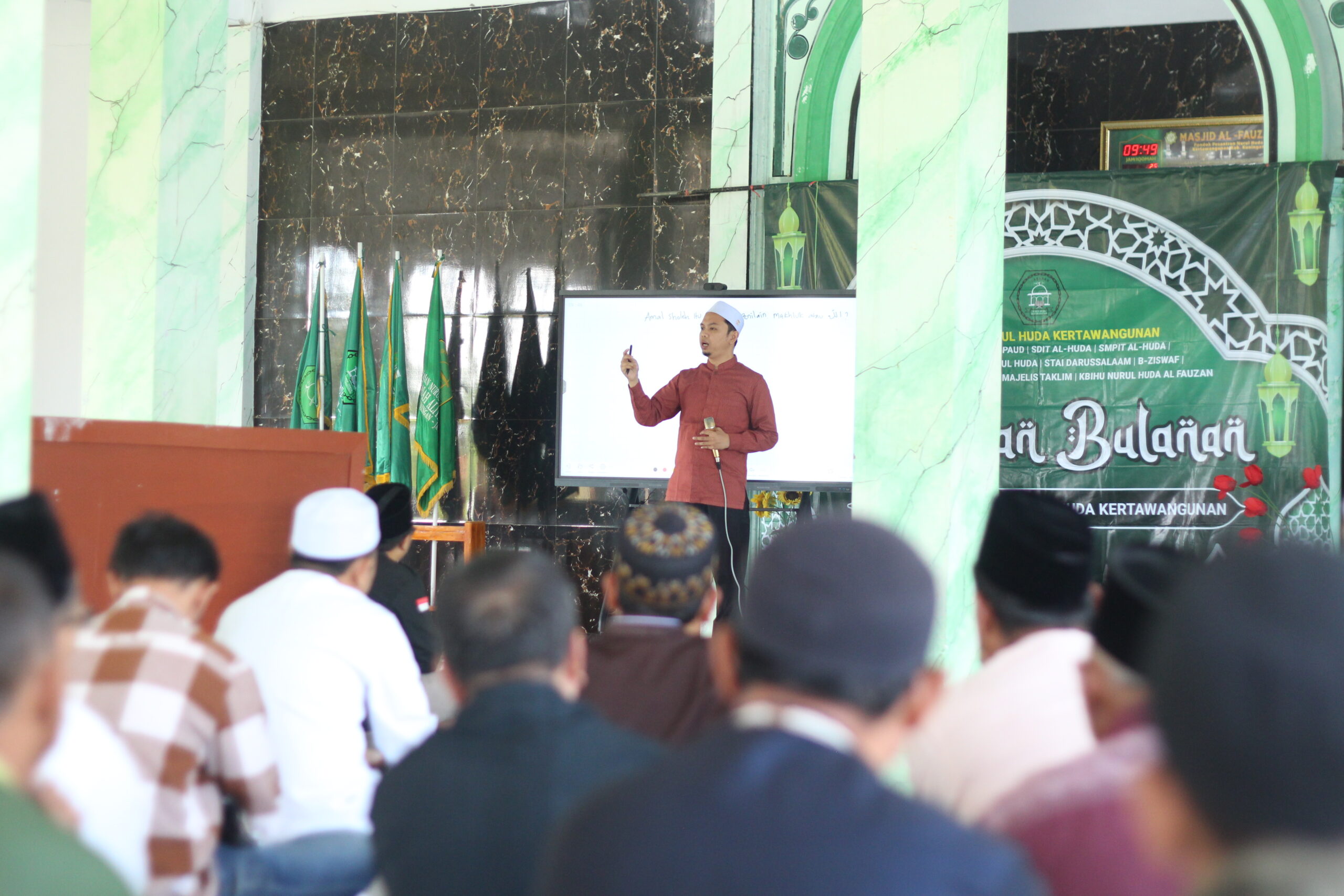 SAMBUT RAMADHAN, PONDOK PESANTREN NURUL HUDA GELAR PENGAJIAN BULANAN BERTEMA TARHIB RAMADHAN BERSAMA WALI SANTRI